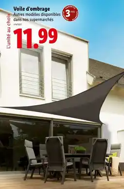 Lidl Voile d'ombrage offre