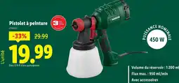 Lidl Pistolet à peinture offre