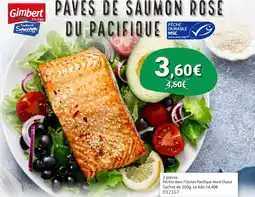 Gel 2000 GIMBER Paves de saumon rose du pacifique offre