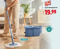 Lidl Set de nettoyage de sol offre