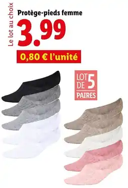 Lidl Protège-pieds femme offre