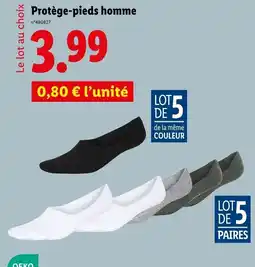 Lidl Protège-pieds homme offre