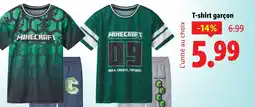 Lidl T-shirt garçon offre