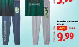 Lidl Pantalon molletonné garçon offre