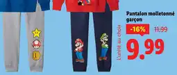 Lidl Pantalon molletonné garçon offre