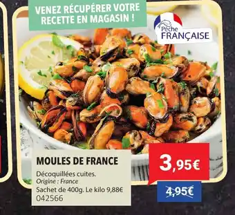 Gel 2000 Moules de france offre