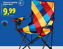 Lidl Chaise de camping pliante Basic offre