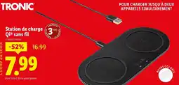 Lidl Station de charge Qi sans fil offre