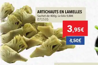 Gel 2000 Artichauts en lamelles offre