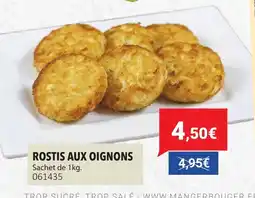 Gel 2000 Rostis aux oignons offre