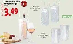 Lidl Sacs ou manchons réfrigérants gel offre