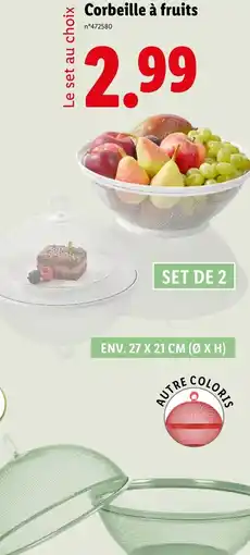 Lidl Corbeille à fruits offre