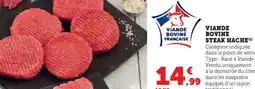 Super U Viande bovine steak hache offre