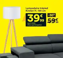 BUT Lampadaire trépied offre