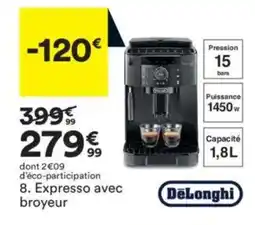 BUT DELONGHI Expresso avec broyeur offre