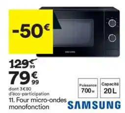 BUT SAMSUNG Four micro-ondes monofonction offre