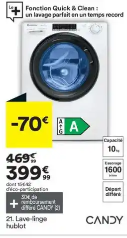 BUT CANDY Lave-linge offre