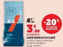 Super U Café moulu 44 café offre