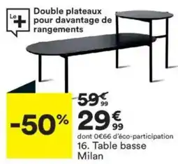 BUT Table basse Milan offre