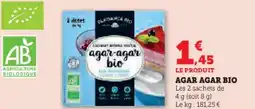 Super U Agar agar bio offre
