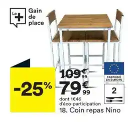 BUT Coin repas Nino offre