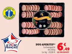Super U Duo aperitif offre