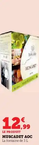 Super U Muscadet aoc offre