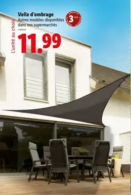 Lidl Livarno Voile d’ombrage offre