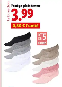 Lidl esmara Protège-pieds femme offre