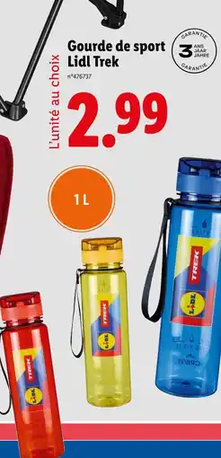 Lidl Lidl Trek Gourde de sport offre