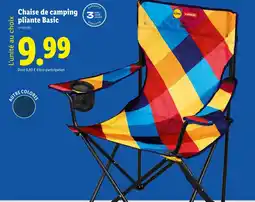 Lidl Lidl Trek Chaise de camping pliante Basic offre