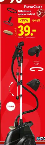 Lidl SilverCrest Défroisseur vapeur vertical offre