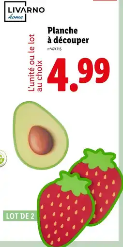 Lidl LIVARNO home Planche à découper offre