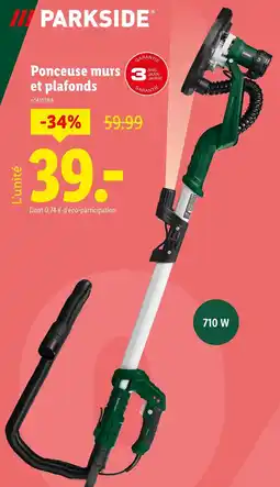 Lidl PARKSIDE Ponceuse murs et plafonds offre
