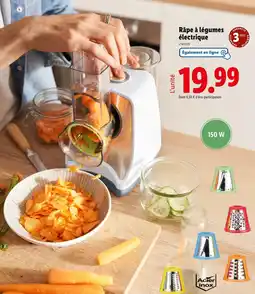 Lidl SilverCrest Râpe à légumes électrique offre