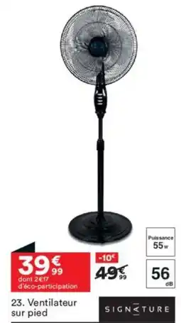 BUT SIGNATURE Ventilateur sur pied offre