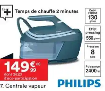 BUT PHILIPS Centrale vapeur offre