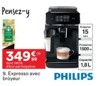 BUT PHILIPS Expresso avec broyeur offre