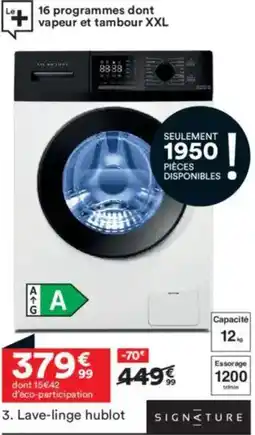 BUT SIGNATURE Lave-linge hublot offre