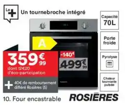 BUT ROSIERES Four encastrable offre