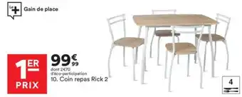 BUT Coin repas Rick 2 offre