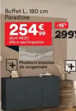 BUT Buffet L. 180 cm Paradoxe offre