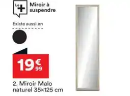BUT Miroir Malo naturel 35x125 cm offre