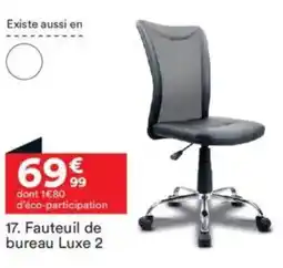 BUT Fauteuil de bureau Luxe 2 offre