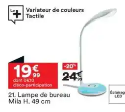BUT Lampe de bureau Mila H. 49 cm offre