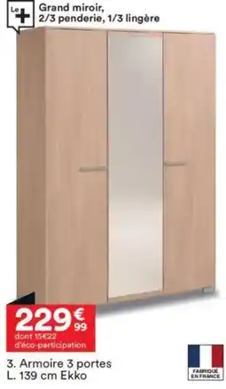 BUT Armoire 3 portes offre