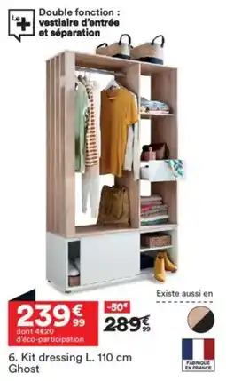 BUT Kit dressing L. 110 cm Ghost offre