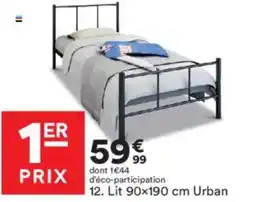 BUT Lit 90x190 cm Urban offre