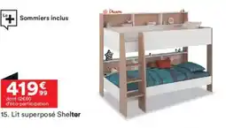 BUT Lit superposé Shelter offre