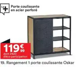 BUT Rangement 1 porte coulissante Oskar offre